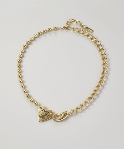 GOLDY(ゴールディ)の「【GOLDY】 ルーカス ハート ID プレート ネックレス 3250401(ネックレス・レディース・シルバー系1/シルバー/ゴールド・FREE)」の9枚目の写真