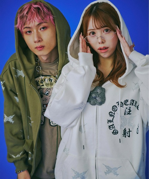 GALFY-ピカピカ注射器パーカー（パーカー）｜GALFY（ガルフィー）の