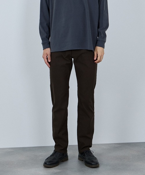 NAVY(ネイビー)の「【NAVY / ネイビー】あったかメガストレッチ裏起毛ストレートパンツ(その他パンツ・メンズ・ネイビー/ブラック/チャコールグレー/グレー/ブラウン/ベージュ・XL/L/M/S)」の4枚目の写真
