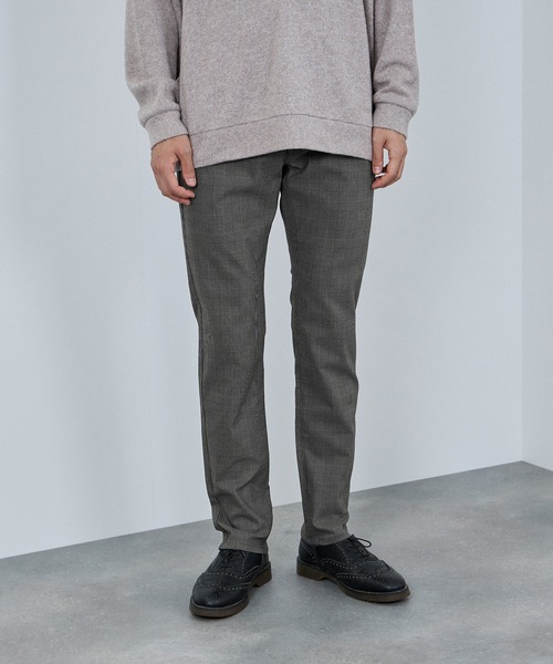 NAVY(ネイビー)の「【NAVY / ネイビー】あったかメガストレッチ裏起毛ストレートパンツ(その他パンツ・メンズ・ネイビー/ブラック/チャコールグレー/グレー/ブラウン/ベージュ・XL/L/M/S)」の1枚目の写真