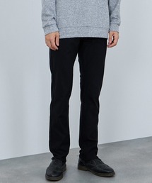 【NAVY / ネイビー】あったかメガストレッチ裏起毛ストレートパンツ