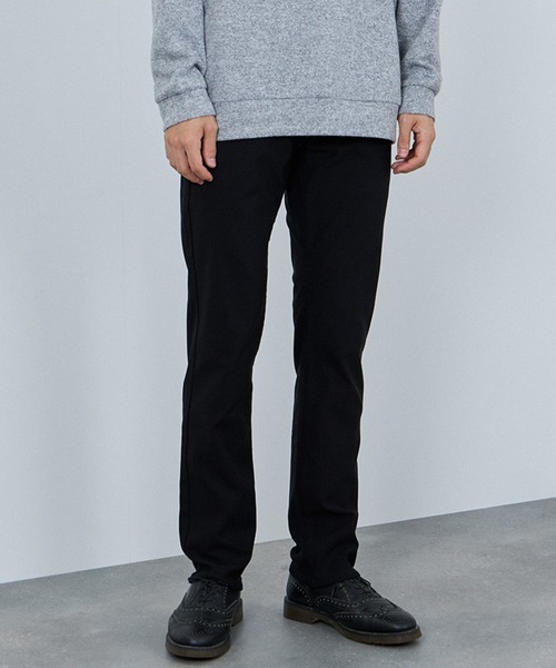 NAVY(ネイビー)の「【NAVY / ネイビー】あったかメガストレッチ裏起毛ストレートパンツ(その他パンツ・メンズ・ネイビー/ブラック/チャコールグレー/グレー/ブラウン/ベージュ・XL/L/M/S)」の2枚目の写真