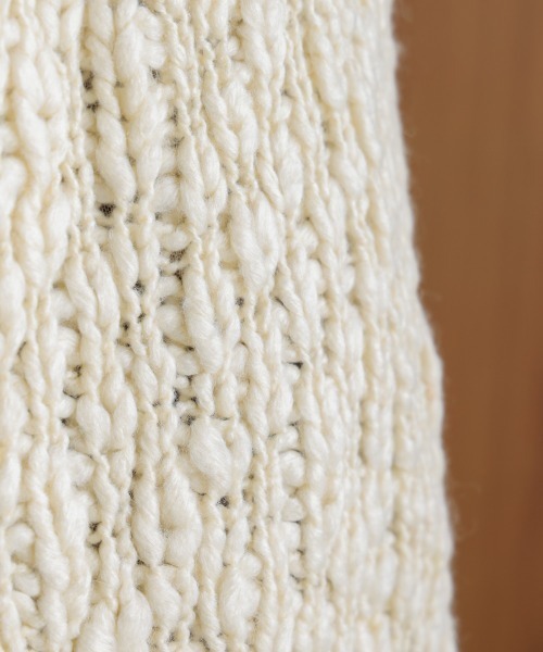 Bou Jeloud(ブージュルード)の「ハンドニットVベスト(ベスト・レディース・ブラック/グレー/オフホワイト・38)」の17枚目の写真