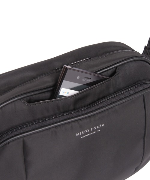 Misto Forza（ミストフォルツァ）の「横型ショルダーバッグ（ショルダーバッグ・メンズ・ブラック/カーキ/ネイビー・FREE）」の13枚目の写真