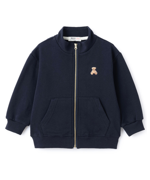 petit main（プティマイン）の「【POLO BCS】ジップハオリ（パーカー・キッズ・ネイビー/ライトピンク/トップグレー・90cm/80ｃｍ/130cm/120cm/100cm/110cm）」の2枚目の写真