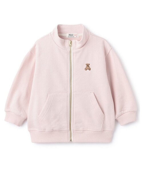 petit main（プティマイン）の「【POLO BCS】ジップハオリ（パーカー・キッズ・ネイビー/ライトピンク/トップグレー・90cm/80ｃｍ/130cm/120cm/100cm/110cm）」の3枚目の写真