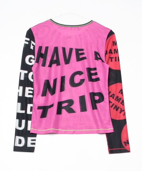 DON'T TALK TO ME MESH LS TOP（Tシャツ/カットソー）｜Chopova Lowena