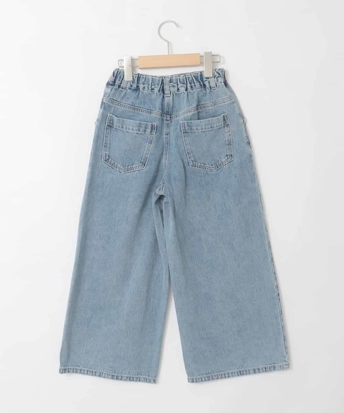 a.v.v（アーヴェヴェ）の「[120-160]ケミカルデニムワイドパンツ（デニムパンツ・キッズ・ダークインディゴブルー/チャコールグレー・120/130/140/150/160）」の15枚目の写真
