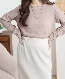 mitis（ミティス）の「mitis カットシャーリングメロークルーネックロンT インナー（Tシャツ/カットソー・レディース）」
