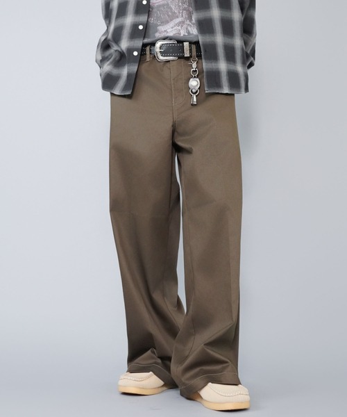 SPINNS（スピンズ）の「チノパンツ/バギーワイドシルエット（チノパンツ・メンズ・ブラック/カーキ/ベージュ・L/M）」の22枚目の写真