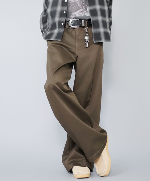 SPINNS（スピンズ）の「チノパンツ/バギーワイドシルエット（チノパンツ・メンズ・ブラック/カーキ/ベージュ・L/M）」の21枚目の写真