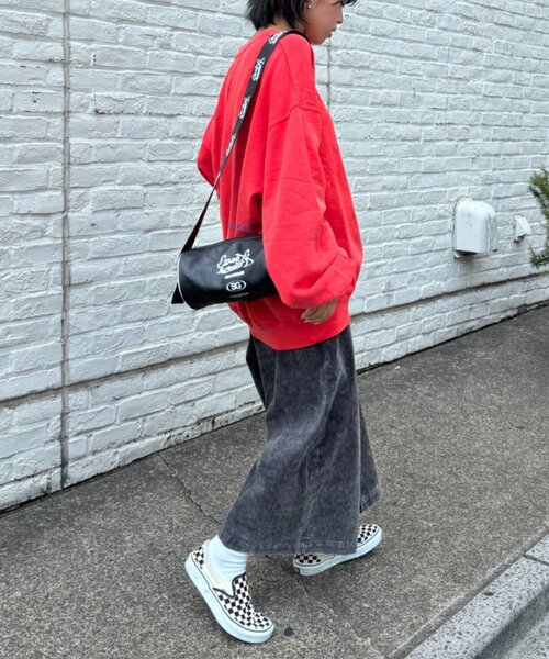 セール】【SOUNDS GOOOOD】製品染めコーデュロイベルテッドクロップド