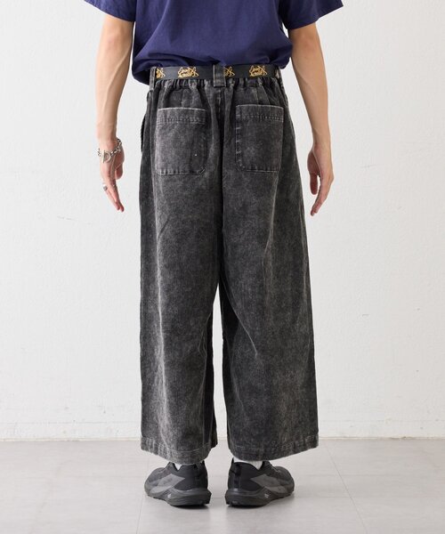 SOUNDSGOOOOD（サウンズグッド）の「【SOUNDS GOOOOD】製品染めコーデュロイベルテッドクロップドスケーターパンツ（その他パンツ・レディース・ブラック・ONE SIZE）」の11枚目の写真