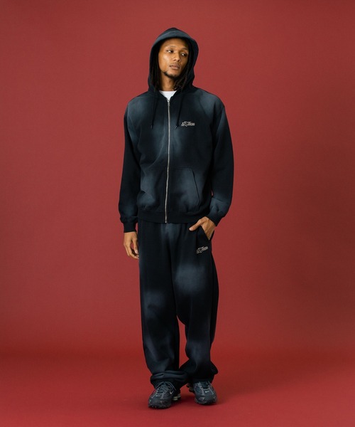 正規品❗️ZUMBA❗️パーカーL＆スエットL ❗️セット SPRAY DYED ZIP UP HOODED SWEATSHIRT（パーカー）｜XLARGE