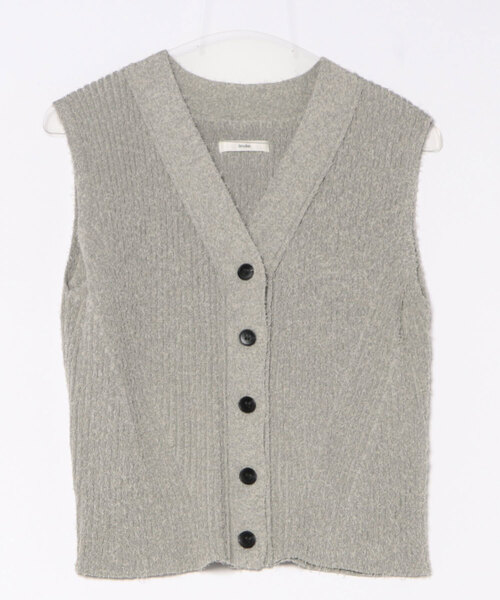 ＊COMORU＊【新品】anuke Curlyarn Knit Vest anuke Curlyarn Knit Vest