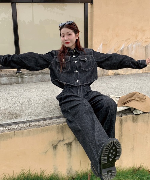 faith connexion デニム　シャツセットアップ　セット faith connexion デニム シャツセットアップ セット セットアップ