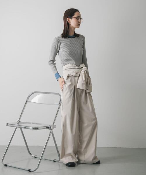 ※専用※ リピーター様ご所望のお品 セール】『WEB限定』バイカラーコンパクトセーター（ニット/セーター