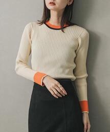 SENSE OF PLACE by URBAN RESEARCH | 『WEB限定』バイカラーコンパクトセーター(ニット/セーター)