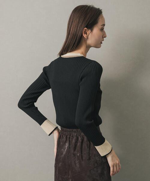 セーターさま専用 セール】『WEB限定』バイカラーコンパクトセーター（ニット