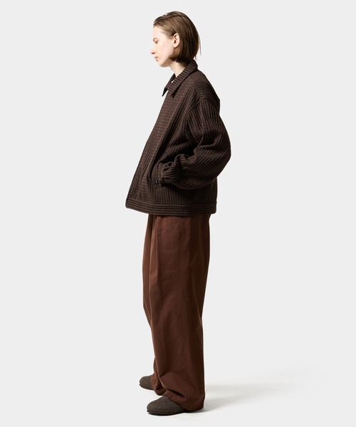 HUF(ハフ)の「WAFFLE WEAVING ZIP LS SHIRT(シャツ/ブラウス・メンズ・ブラック/ベージュ・S/M/L/XL)」の6枚目の写真