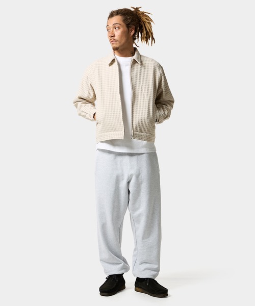 HUF(ハフ)の「WAFFLE WEAVING ZIP LS SHIRT(シャツ/ブラウス・メンズ・ブラック/ベージュ・S/M/L/XL)」の8枚目の写真