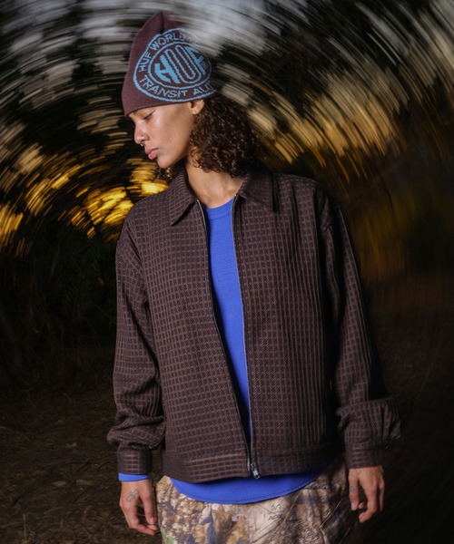 HUF(ハフ)の「WAFFLE WEAVING ZIP LS SHIRT(シャツ/ブラウス・メンズ・ブラック/ベージュ・S/M/L/XL)」の16枚目の写真