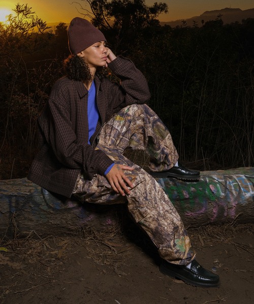 HUF(ハフ)の「WAFFLE WEAVING ZIP LS SHIRT(シャツ/ブラウス・メンズ・ブラック/ベージュ・S/M/L/XL)」の17枚目の写真