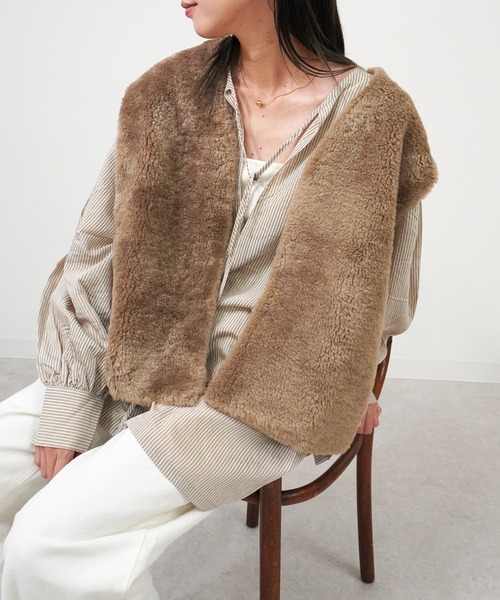 セール】フェイクファーベスト（ベスト）｜gossara（ゴサラ）の