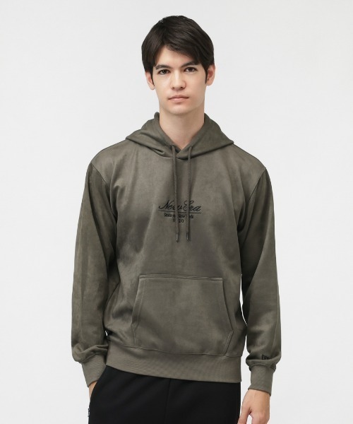 ニューエラP SUEDE PO HOODIE OLI
