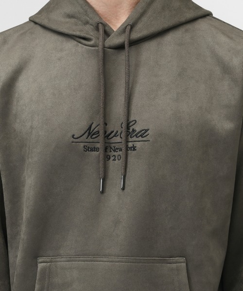 NEW ERA（ニューエラ）の「ニューエラ  P SUEDE PO HOODIE OLI（パーカー・メンズ・ブラウン・M/L/LL）」の3枚目の写真