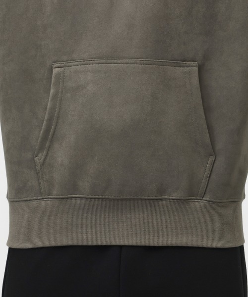 NEW ERA（ニューエラ）の「ニューエラ  P SUEDE PO HOODIE OLI（パーカー・メンズ・ブラウン・M/L/LL）」の5枚目の写真