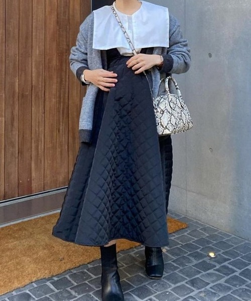 ST.ROONEY(セントルーニー)の「キルティングサロペット【低身長・小柄女性向け】(サロペット/オーバーオール・レディース・ブラック・XS)」の18枚目の写真