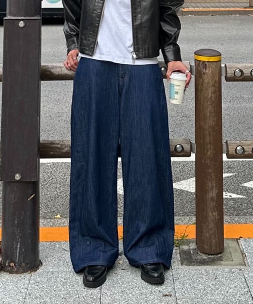 セール】ZOZOMARKET by みずきち - 2WAY バギーフレアデニム（デニム