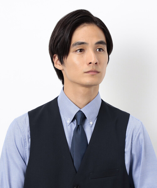 COMME CA ISM（コムサイズム）の「オックスソリッド ネクタイ（ネクタイ・メンズ・ネイビー/ダークブラウン/オリーブ・FREE）」の13枚目の写真