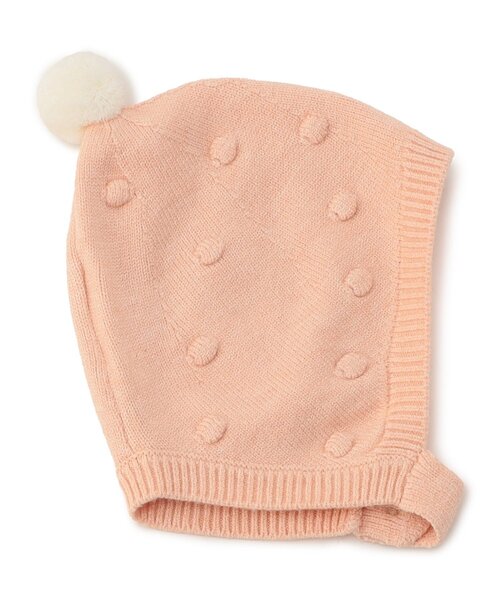 apres les cours（アプレレクール）の「とんがりベビーニット帽（ニットキャップ/ビーニー・キッズ・ミント/ピンク・48）」の13枚目の写真