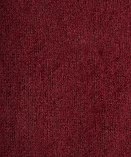 HOUSTON(ヒューストン)の「HUOSTON(ヒューストン)MOHAIR TUUCH ZIP PARKA/モヘアタッチ ニットジップアップパーカー メンズ レディース ユニセックス(パーカー・メンズ・チャコールグレー/ブラック/マルーン・M/L)」の11枚目の写真