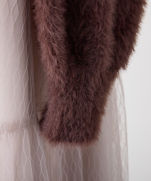 one after another NICE CLAUP(ワンアフターアナザーナイスクラップ)の「【WEB限定】M/Lサイズ展開/全骨格優勝ニットセットワンピ(ワンピース・レディース・ベージュ/グレー/ブラウン・MEDIUM/LARGE)」の19枚目の写真