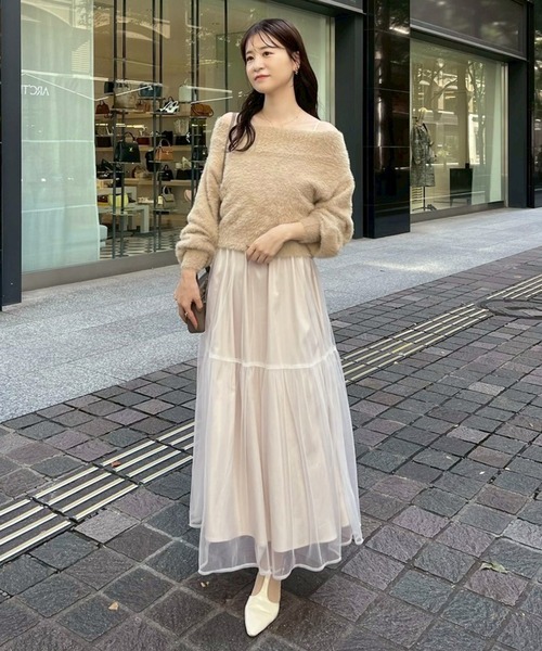 セール】【WEB限定】M/Lサイズ展開/全骨格優勝ニットセットワンピ