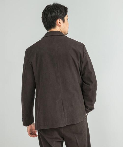 URBAN RESEARCH DOORS（アーバンリサーチドアーズ）の「LIFE STYLE TAILOR　コーデュロイコンフォータブルジャケット（スーツジャケット・メンズ・オリーブ/グレー系その他/ブラウン・MEDIUM/X-LARGE/SMALL/LARGE）」の10枚目の写真