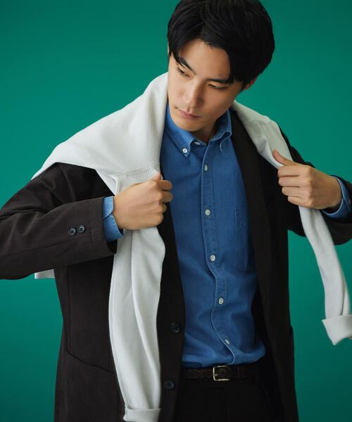 URBAN RESEARCH DOORS（アーバンリサーチドアーズ）の「LIFE STYLE TAILOR　コーデュロイコンフォータブルジャケット（スーツジャケット・メンズ・オリーブ/グレー系その他/ブラウン・MEDIUM/X-LARGE/SMALL/LARGE）」の13枚目の写真