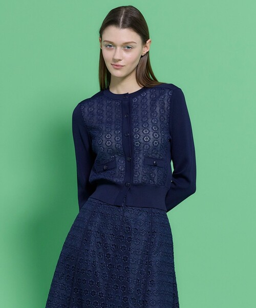 TOCCA(トッカ)の「CRYSTAL LABYRINTH カーディガン(カーディガン/ボレロ・レディース・ピンク系/ネイビー系・MEDIUM/SMALL)」の17枚目の写真