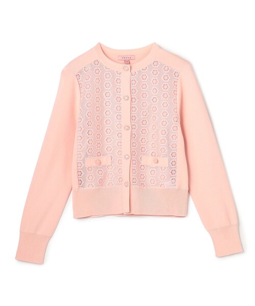 TOCCA(トッカ)の「CRYSTAL LABYRINTH カーディガン(カーディガン/ボレロ・レディース・ピンク系/ネイビー系・MEDIUM/SMALL)」の8枚目の写真