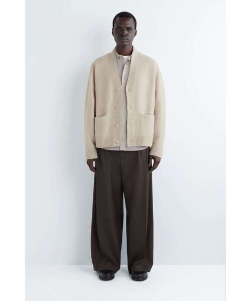 ブラッシュドウールVネックカーディガン（カーディガン/ボレロ）｜COS