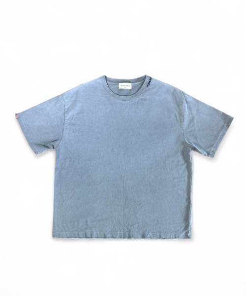 masterkey(マスターキー)の「mt10094-AGING-T Tシャツ(MK26S-C-25)(Tシャツ/カットソー・メンズ・チャコールグレー/レッド/グレイッシュベージュ・2/1)」の2枚目の写真
