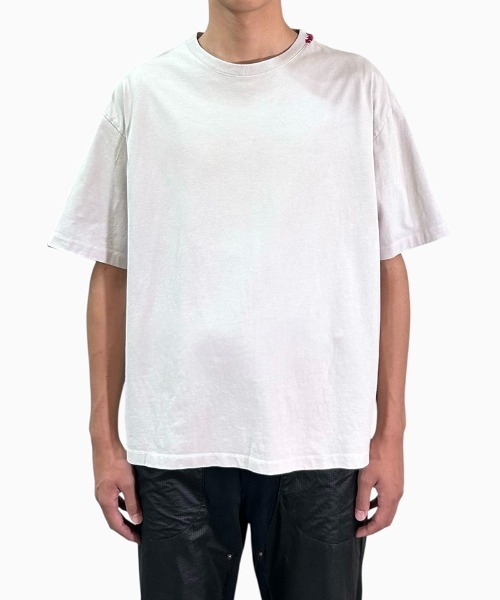 masterkey(マスターキー)の「mt10094-AGING-T Tシャツ(MK26S-C-25)(Tシャツ/カットソー・メンズ・チャコールグレー/レッド/グレイッシュベージュ・2/1)」の6枚目の写真