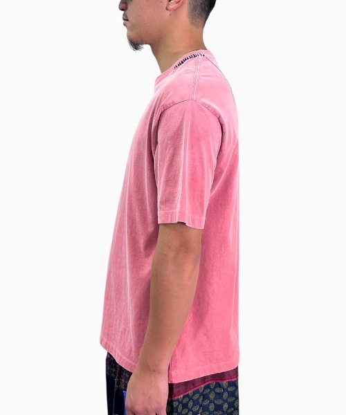 masterkey(マスターキー)の「mt10094-AGING-T Tシャツ(MK26S-C-25)(Tシャツ/カットソー・メンズ・チャコールグレー/レッド/グレイッシュベージュ・2/1)」の17枚目の写真