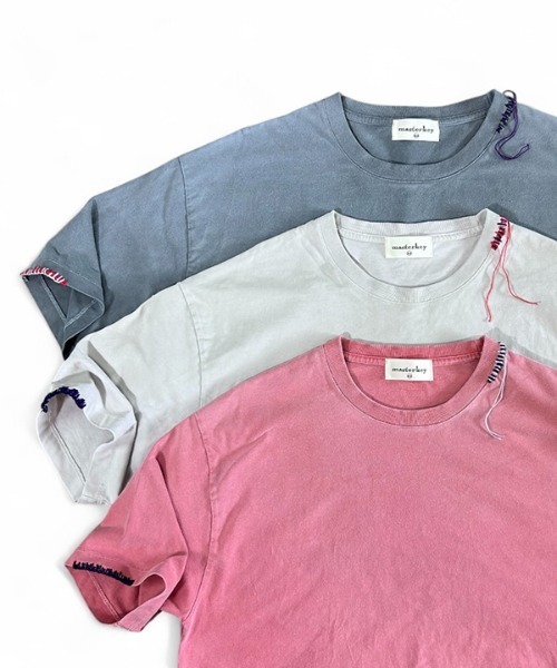 masterkey(マスターキー)の「mt10094-AGING-T Tシャツ(MK26S-C-25)(Tシャツ/カットソー・メンズ・チャコールグレー/レッド/グレイッシュベージュ・2/1)」の21枚目の写真