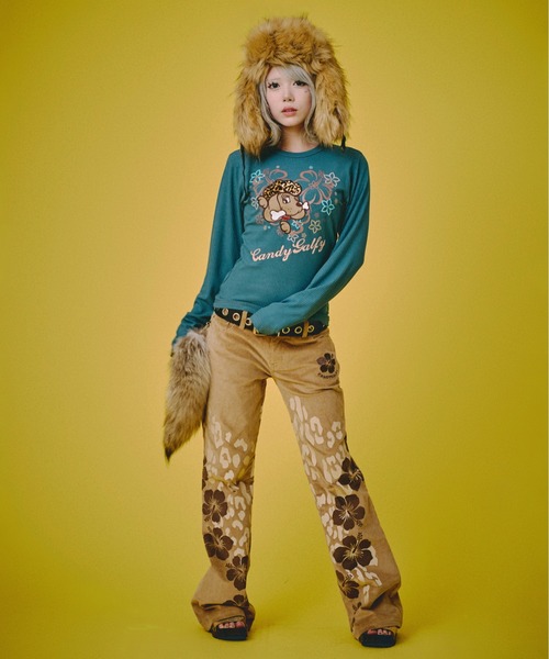 JACKROSE（ジャックローズ）の「GALFY-ロコ的コーデュロイパンツ（その他パンツ・レディース・ブラウン/ピンク/ベージュ・FREE）」の15枚目の写真