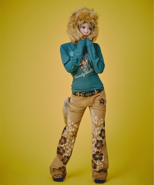 JACKROSE（ジャックローズ）の「GALFY-ロコ的コーデュロイパンツ（その他パンツ・レディース・ブラウン/ピンク/ベージュ・FREE）」の17枚目の写真