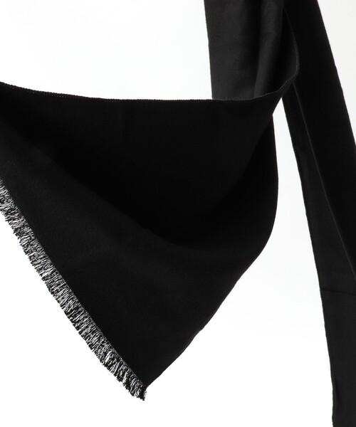 NOLLEY’S（ノーリーズ）の「【SWOLE PANDA/スウォールパンダ】Bamboo Scarf Plain 30（マフラー・メンズ・ブラック/レッド/ネイビー/チャコールグレー・FREE）」の2枚目の写真